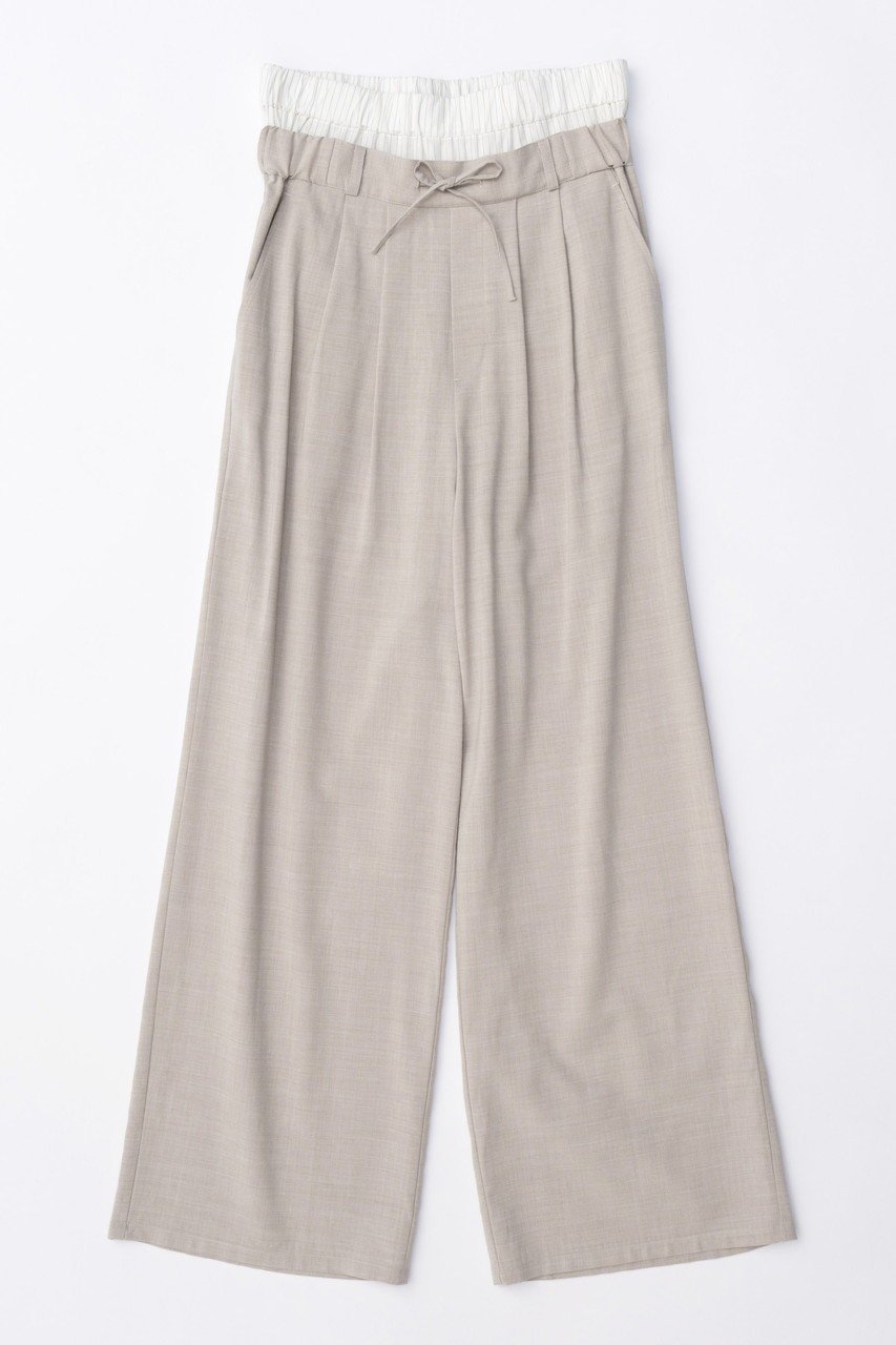 【メゾンスペシャル/MAISON SPECIAL】のEasy Double Waist Pants/イージーダブルウエストパンツ 人気、トレンドファッション・服の通販 founy(ファニー) 　ファッション　Fashion　レディースファッション　WOMEN　パンツ　Pants　おすすめ　Recommend　セットアップ　Set Up　エレガント 上品　Elegant　 other-1|ID: prp329100003761422 ipo3291000000024777367