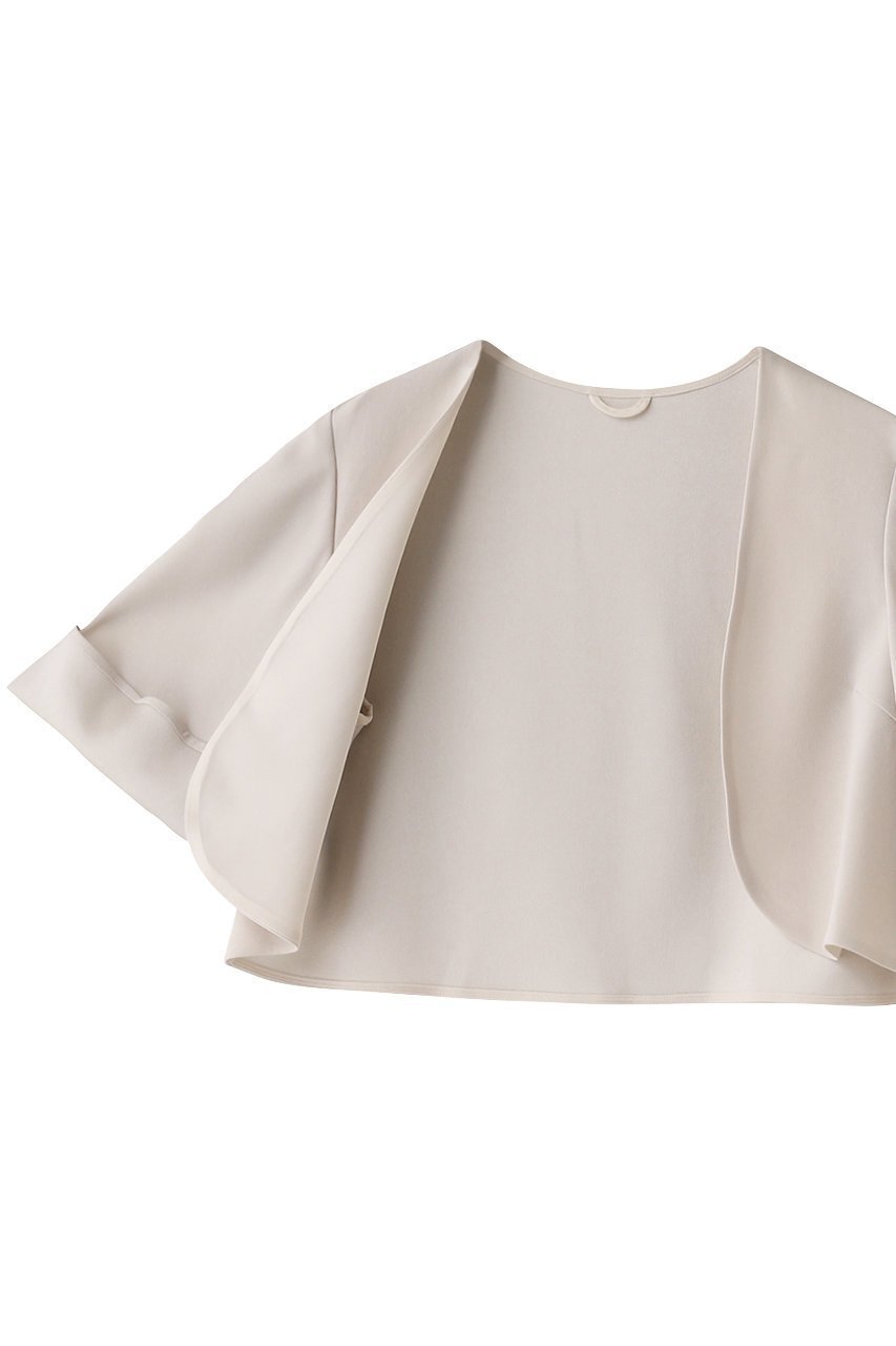 【アナイ/ANAYI】のバックサテンフレアスリーブボレロ 人気、トレンドファッション・服の通販 founy(ファニー) 　ファッション　Fashion　レディースファッション　Fashion for Women　アウター　Coat / Outerwear Collection　レディースジャケット・軽アウター　Jackets　ボレロ・ショート丈ジャケット / ドレス羽織りに　Boleros & Short Jackets　おすすめ　Recommended / Our Picks　ジャケット　Jacket, Outerwear　スリーブ　Sleeve, Long Sleeve / Short Sleeve　フレア　Flare, Flared　フロント　Front, Front Design　ボレロ　Bolero, Short Cardigan　エレガント 上品　Elegant　二次会　After Party　結婚式　Wedding　other-6|ID: prp329100003764134 ipo3291000000032963412