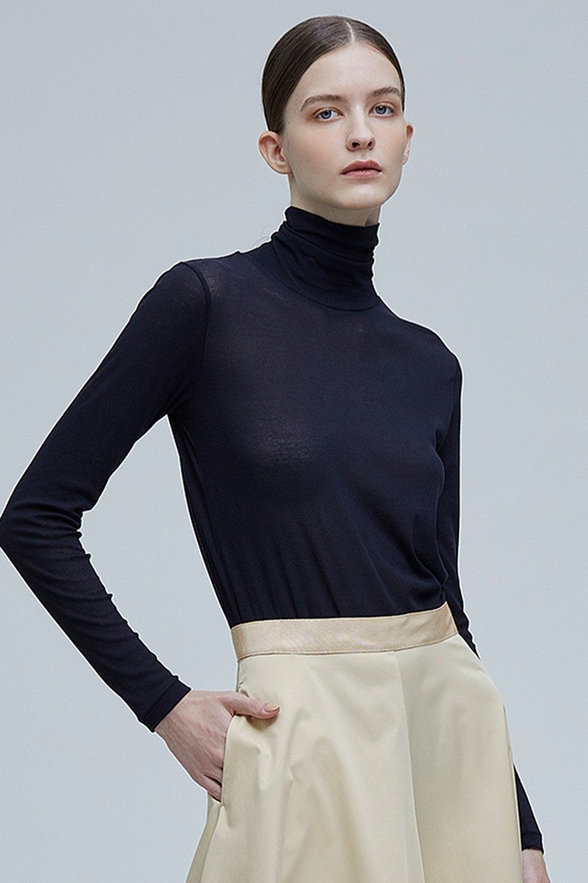 【ベイジ,/BEIGE,】のSORE(ソール)/ハイネックカットソー 人気、トレンドファッション・服の通販 founy(ファニー) ファッション Fashion レディースファッション Fashion for Women トップス・カットソー Cut & Sew Tops シャツ・ブラウス・オフィスカジュアル Elegant Blouses & Button-Ups ロングTシャツ・Tシャツ Longline T-Shirts & Tees カットソー・ベーシックTシャツ Cut-and-Sewn Tops / Stretch Tees & Basics カットソー Cut and Sewn Top コンパクト Compact, Small Size シアー Sheer, See-Through スリーブ Sleeve, Long Sleeve / Short Sleeve トレンド Trend, Trending Now ハイネック High Neck, Mock Neck ロング Long, Long-Length エレガント 上品 Elegant 今季 This Season, Current Season 夏 Summer 定番 Standard, Basic Item other-7|ID: prp329100003766022 ipo3291000000032939947