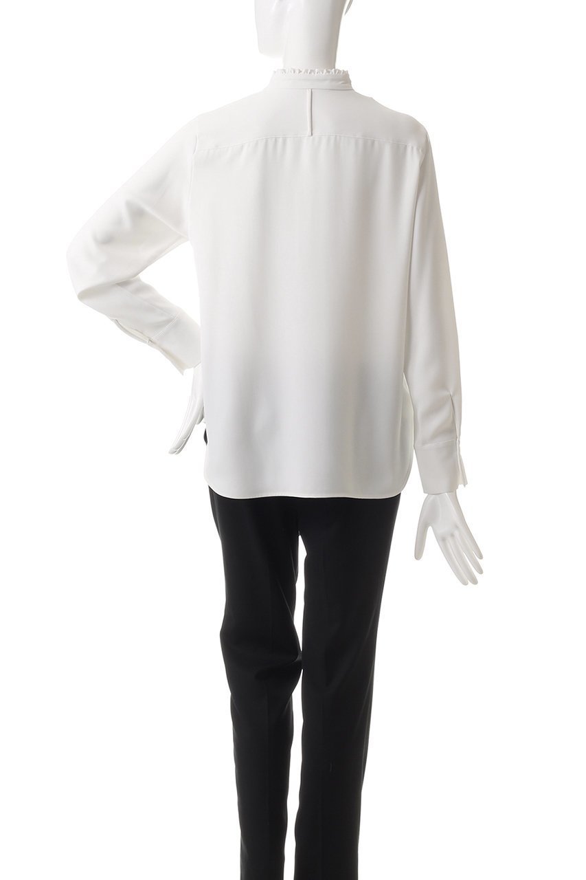 【ベイジ,/BEIGE,】のEVA(エバ)/ブラウス 人気、トレンドファッション・服の通販 founy(ファニー) 　ファッション　Fashion　レディースファッション　Fashion for Women　トップス・カットソー　Cut & Sew Tops　シャツ・ブラウス・オフィスカジュアル　Elegant Blouses & Button-Ups　とろみ　Fluid, Flowy Fabric　スリーブ　Sleeve, Long Sleeve / Short Sleeve　ドレープ　Drape, Draping Fabric　ファブリック　Fabric, Textile　フリル　Frill, Ruffle　フロント　Front, Front Design　ロング　Long, Long-Length　エレガント 上品　Elegant　other-4|ID: prp329100003766029 ipo3291000000036875381