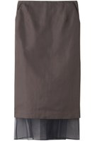 【ブラミンク/BLAMINK】のシルクタイトスカート 人気、トレンドファッション・服の通販 founy(ファニー) ファッション Fashion レディースファッション WOMEN スカート Skirt シアー Sheer シルク Silk ロング Long |ID:prp329100003766039