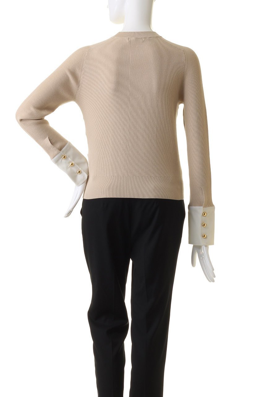 【アルアバイル/allureville】のシャツカフスコンビプルオーバー B 人気、トレンドファッション・服の通販 founy(ファニー) 　ファッション　Fashion　レディースファッション　Fashion for Women　トップス・カットソー　Cut & Sew Tops　ニット　Knit Tops & Sweaters　シャツ・ブラウス・オフィスカジュアル　Elegant Blouses & Button-Ups　カジュアルプルオーバー・ニットトップス　Pullovers & Knit Tops / Casual Pullovers　カフス　Cuff Design　シンプル　Simple, Minimal　ジャケット　Jacket, Outerwear　other-4|ID: prp329100003766047 ipo3291000000035962954