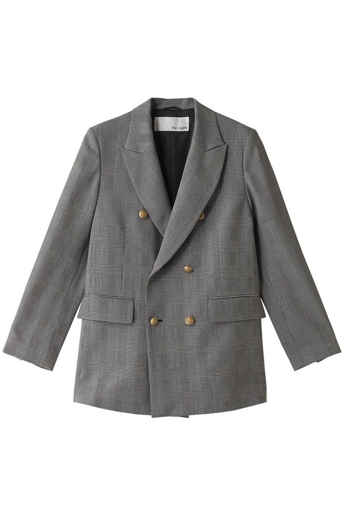 【ウィムガゼット/Whim Gazette】のダブルボタンジャケット インテリア・キッズ・メンズ・レディースファッション・服の通販 founy(ファニー) https://founy.com/ ファッション Fashion レディースファッション Fashion for Women アウター Coat / Outerwear Collection レディースジャケット・軽アウター Jackets クラシカル Classical, Vintage-Inspired シルバー Silver, Metallic Silver ジャケット Jacket, Outerwear ストライプ Stripe, Striped Pattern セットアップ Set-Up, Coordinated Outfit チェック Check, Plaid, Tartan 定番 Standard, Basic Item 無地 Plain, Solid Color レオパード Leopard, Animal Print おすすめ Recommended / Our Picks エレガント 上品 Elegant |ID: prp329100003766051 ipo3291000000036223761