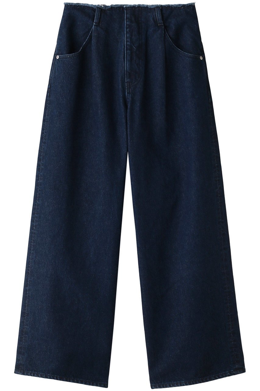 【リムアーク/RIM.ARK】のCut off wide denim/デニム インテリア・キッズ・メンズ・レディースファッション・服の通販 founy(ファニー) 　ファッション　Fashion　レディースファッション　WOMEN　パンツ　Pants　デニムパンツ　Denim Pants　カットオフ　Cut Off　デニム　Denim　ブルー|ID: prp329100003766085 ipo3291000000032376697
