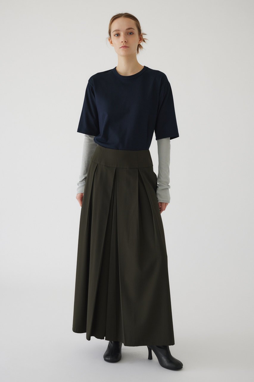 【リムアーク/RIM.ARK】のLow waist volumy SK/スカート 人気、トレンドファッション・服の通販 founy(ファニー) 　ファッション　Fashion　レディースファッション　Fashion for Women　スカート　Skirts　ロングスカート　Long Skirts / Maxi & Midi Skirts　スタイリッシュ　Stylish, Fashionable　ストレッチ　Stretch, Stretchy Fabric　ロング　Long, Long-Length　ワイド　Wide, Wide Fit　エレガント 上品　Elegant　other-8|ID: prp329100003766086 ipo3291000000034970825