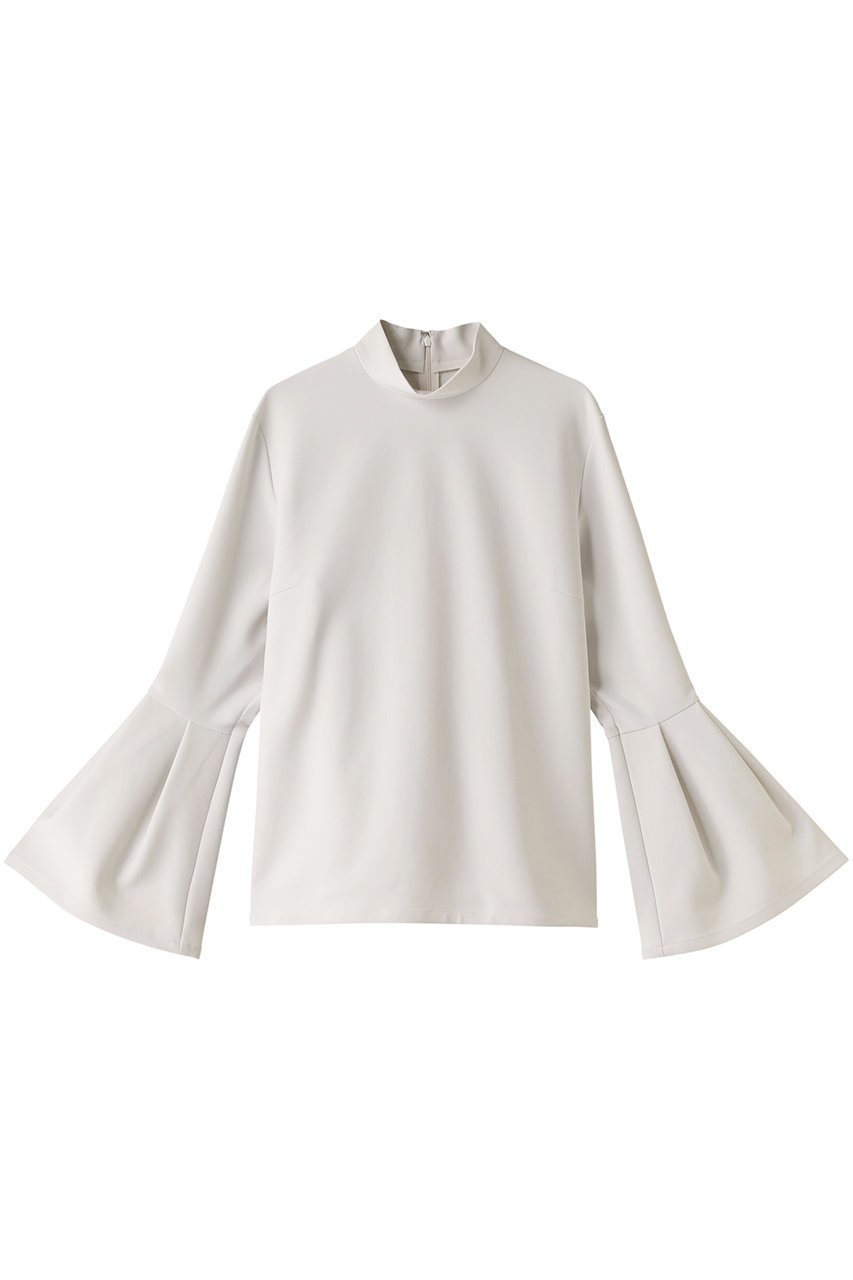 【リムアーク/RIM.ARK】のVolume cuff tops/トップス 人気、トレンドファッション・服の通販 founy(ファニー) 　ファッション　Fashion　レディースファッション　Fashion for Women　トップス・カットソー　Cut & Sew Tops　シャツ・ブラウス・オフィスカジュアル　Elegant Blouses & Button-Ups　エレガント 上品　Elegant　シンプル　Simple, Minimal　スリーブ　Sleeve, Long Sleeve / Short Sleeve　フォルム　Silhouette, Form　ロング　Long, Long-Length　 other-1|ID: prp329100003766090 ipo3291000000034969586