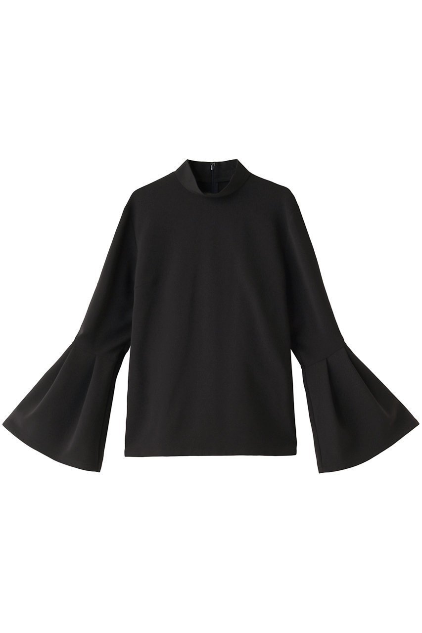 【リムアーク/RIM.ARK】のVolume cuff tops/トップス インテリア・キッズ・メンズ・レディースファッション・服の通販 founy(ファニー) 　ファッション　Fashion　レディースファッション　Fashion for Women　トップス・カットソー　Cut & Sew Tops　シャツ・ブラウス・オフィスカジュアル　Elegant Blouses & Button-Ups　エレガント 上品　Elegant　シンプル　Simple, Minimal　スリーブ　Sleeve, Long Sleeve / Short Sleeve　フォルム　Silhouette, Form　ロング　Long, Long-Length　チャコールグレー|ID: prp329100003766090 ipo3291000000034969590