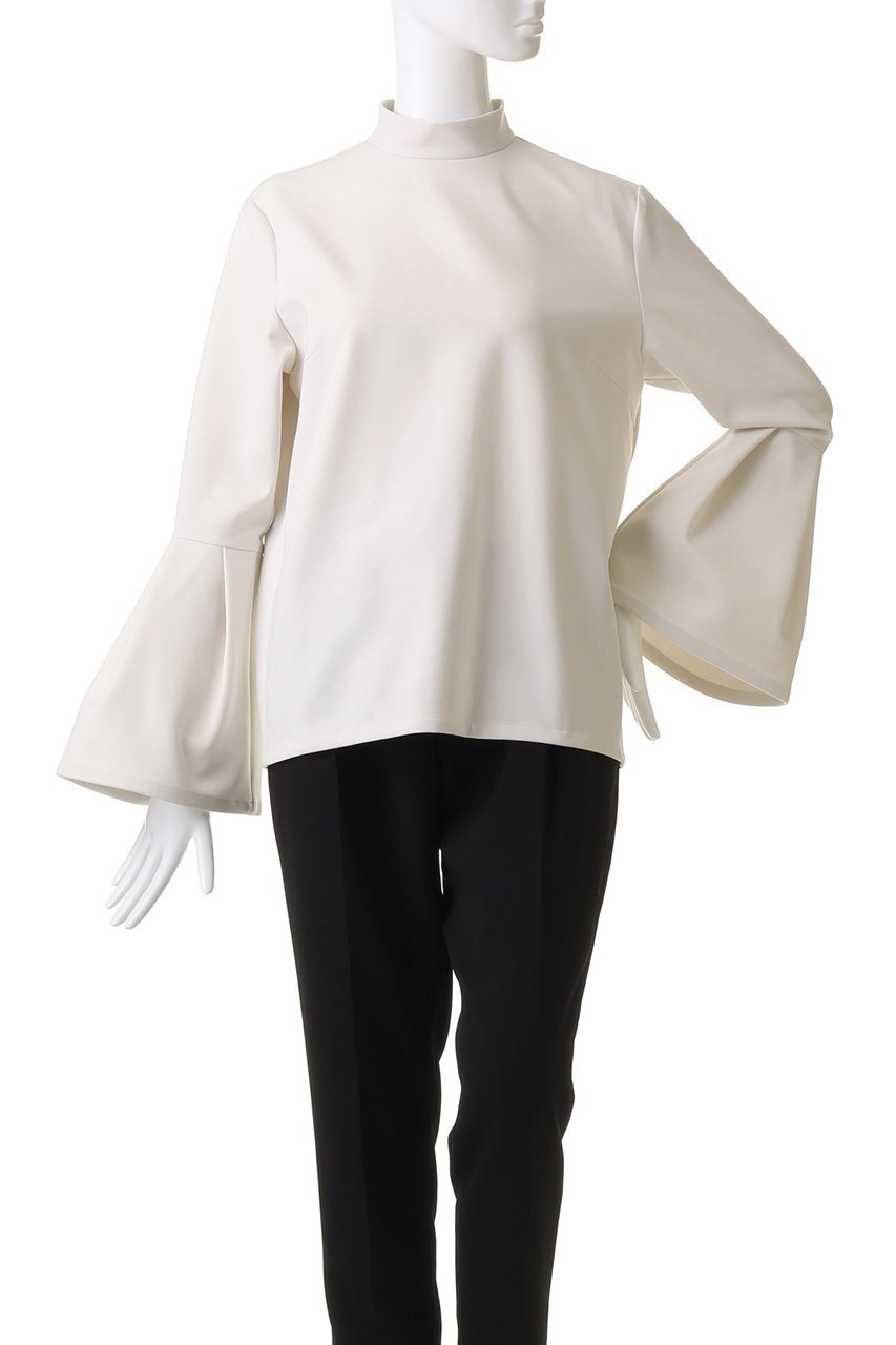 【リムアーク/RIM.ARK】のVolume cuff tops/トップス 人気、トレンドファッション・服の通販 founy(ファニー) 　ファッション　Fashion　レディースファッション　Fashion for Women　トップス・カットソー　Cut & Sew Tops　シャツ・ブラウス・オフィスカジュアル　Elegant Blouses & Button-Ups　エレガント 上品　Elegant　シンプル　Simple, Minimal　スリーブ　Sleeve, Long Sleeve / Short Sleeve　フォルム　Silhouette, Form　ロング　Long, Long-Length　other-2|ID: prp329100003766090 ipo3291000000034969591