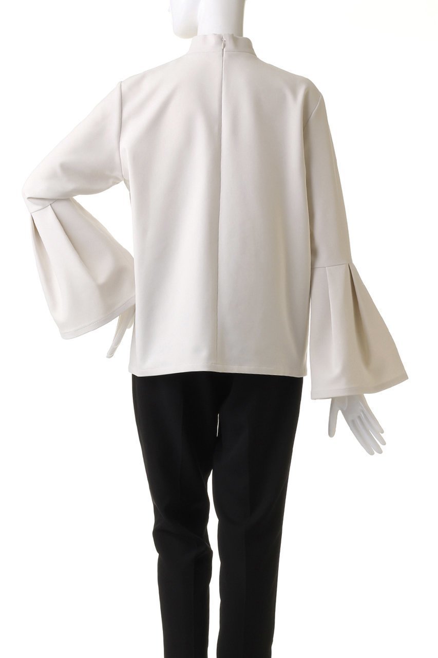【リムアーク/RIM.ARK】のVolume cuff tops/トップス 人気、トレンドファッション・服の通販 founy(ファニー) 　ファッション　Fashion　レディースファッション　Fashion for Women　トップス・カットソー　Cut & Sew Tops　シャツ・ブラウス・オフィスカジュアル　Elegant Blouses & Button-Ups　エレガント 上品　Elegant　シンプル　Simple, Minimal　スリーブ　Sleeve, Long Sleeve / Short Sleeve　フォルム　Silhouette, Form　ロング　Long, Long-Length　other-4|ID: prp329100003766090 ipo3291000000034969593
