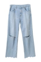 【カレンテージ/CURRENTAGE】のCrushed デニムパンツ インディゴサックス|ID: prp329100003766098 ipo3291000000036157885