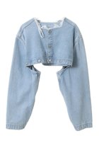 【カレンテージ/CURRENTAGE】のデニムショートブルゾン インディゴサックス|ID: prp329100003766102 ipo3291000000032924350
