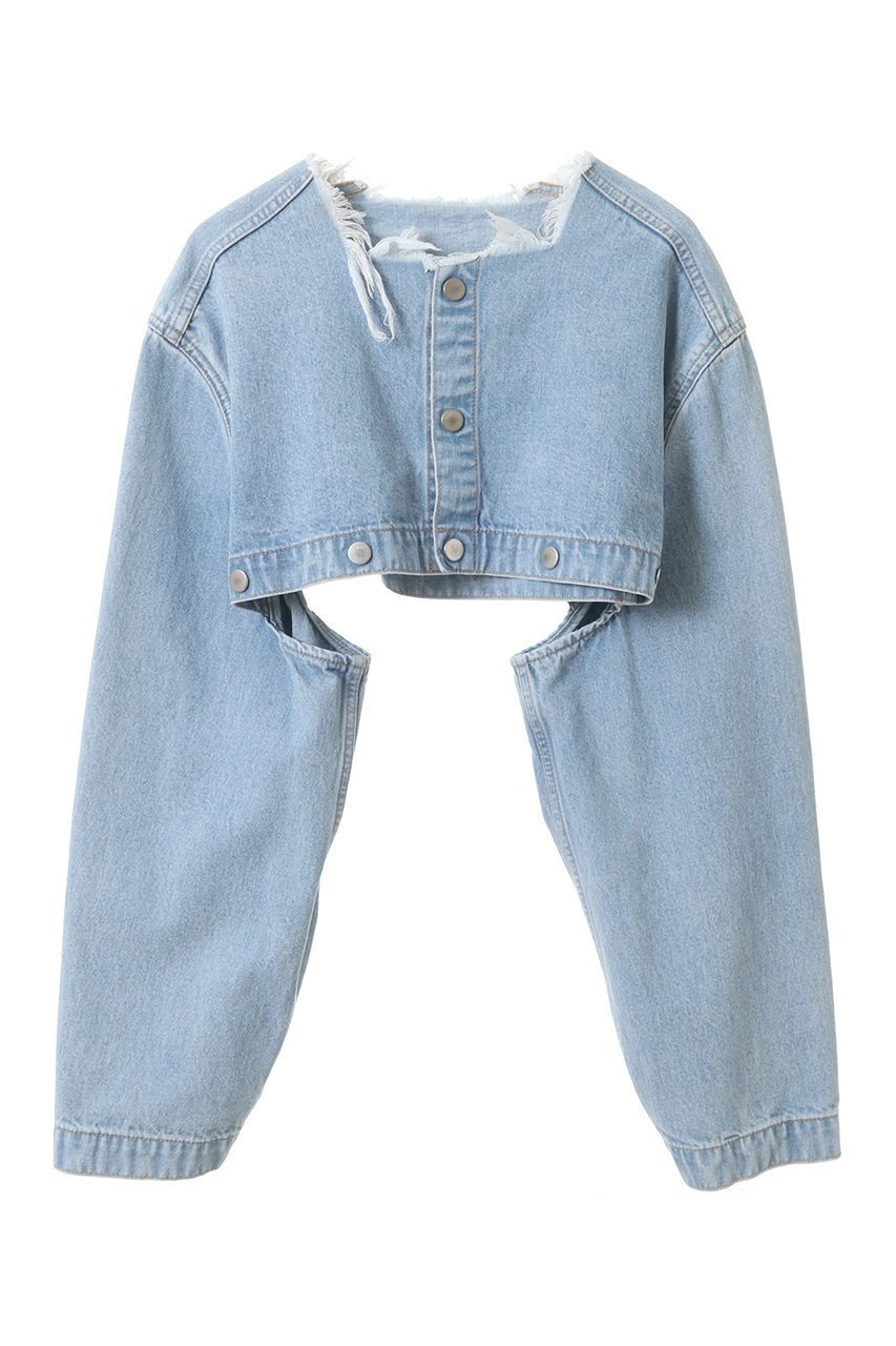 【カレンテージ/CURRENTAGE】のデニムショートブルゾン インテリア・キッズ・メンズ・レディースファッション・服の通販 founy(ファニー) 　ファッション　Fashion　レディースファッション　Fashion for Women　アウター　Coat / Outerwear Collection　レディースジャケット・軽アウター　Jackets　ブルゾンジャケット・スポーティアウター　Blouson Jackets　おすすめ　Recommended / Our Picks　クラシック　Classic, Timeless Style　ショート　Short, Short Length　ジャケット　Jacket, Outerwear　ブルゾン　Blouson, Bomber Jacket　モダン　Modern, Contemporary　ヴィンテージ　Vintage Style　インディゴサックス|ID: prp329100003766102 ipo3291000000035961106