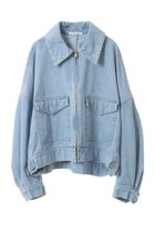 【カレンテージ/CURRENTAGE】のデニムハリントンジャケット インディゴサックス|ID: prp329100003766103 ipo3291000000032924382