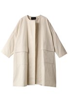 【ミズイロ インド/mizuiro ind】のcrew neck wide CT コート 人気、トレンドファッション・服の通販 founy(ファニー) ファッション Fashion レディースファッション Fashion for Women アウター Coat / Outerwear Collection コート・ロングコート・ピーコート Long Coats, Peacoats & More シンプル Simple, Minimal フロント Front, Front Design ロング Long, Long-Length ワイド Wide, Wide Fit thumbnail ivory|ID: prp329100003767617 ipo3291000000034980286