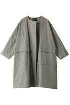 【ミズイロ インド/mizuiro ind】のcrew neck wide CT コート 人気、トレンドファッション・服の通販 founy(ファニー) ファッション Fashion レディースファッション Fashion for Women アウター Coat / Outerwear Collection コート・ロングコート・ピーコート Long Coats, Peacoats & More シンプル Simple, Minimal フロント Front, Front Design ロング Long, Long-Length ワイド Wide, Wide Fit thumbnail gray|ID: prp329100003767617 ipo3291000000034980287