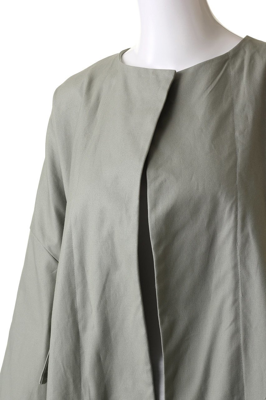 【ミズイロ インド/mizuiro ind】のcrew neck wide CT コート 人気、トレンドファッション・服の通販 founy(ファニー) 　ファッション　Fashion　レディースファッション　Fashion for Women　アウター　Coat / Outerwear Collection　コート・ロングコート・ピーコート　Long Coats, Peacoats & More　シンプル　Simple, Minimal　フロント　Front, Front Design　ロング　Long, Long-Length　ワイド　Wide, Wide Fit　other-5|ID: prp329100003767617 ipo3291000000034980292