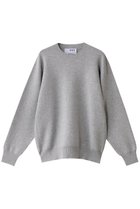 【スリー ドッツ/three dots】のパワースムースニットクルーネック グレー|ID: prp329100003767628 ipo3291000000036593363
