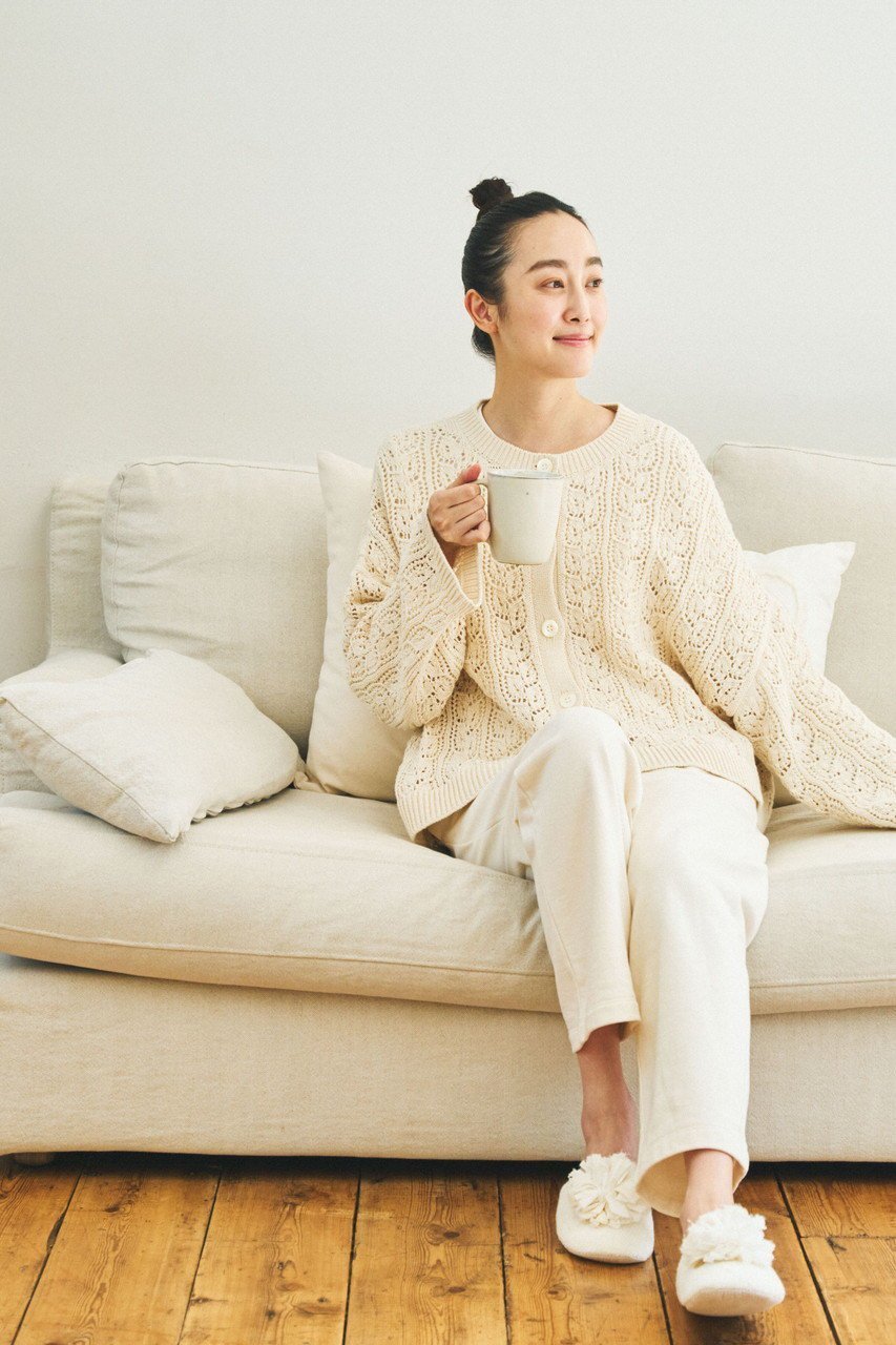 【プリスティン/PRISTINE】の透かし編みカーデ 人気、トレンドファッション・服の通販 founy(ファニー) 　ファッション　Fashion　レディースファッション　WOMEN　トップス・カットソー　Tops/Tshirt　ニット　Knit Tops　カーディガン　Cardigans　カットソー　Cut And Sew　カーディガン　Cardigan　シンプル　Simple　ストレート　Straight　バランス　Balance　透かし　Watermark　other-4|ID: prp329100003767648 ipo3291000000031386493
