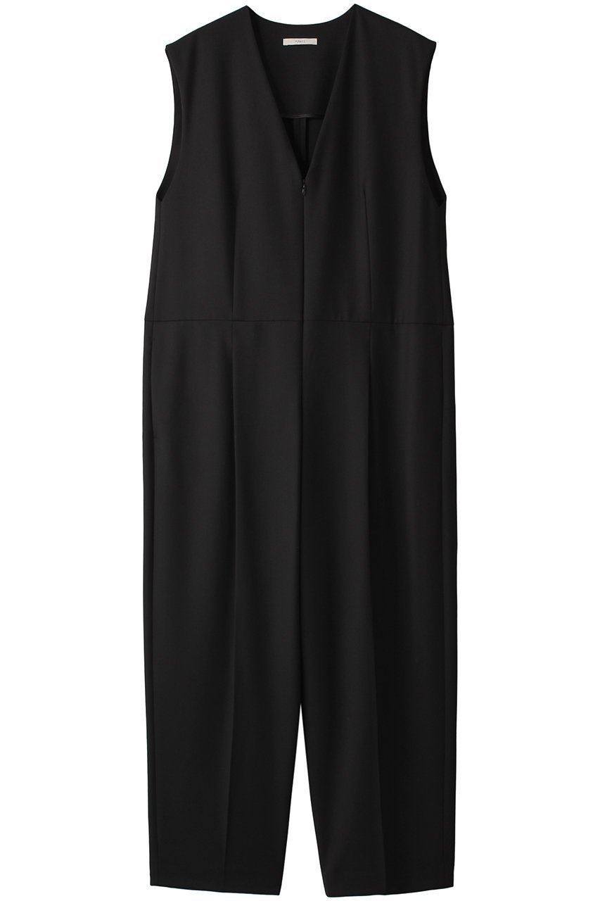 【ル フィル/LE PHIL】のポリエステルウールストレッチコンビネゾン 人気、トレンドファッション・服の通販 founy(ファニー) 　ファッション　Fashion　レディースファッション　Fashion for Women　パンツ　Pants & Trousers　センター　Center, Center Line　タートルネック　Turtleneck, High Neck　ツイル　Twist, Twisted Detail　ドレープ　Drape, Draping Fabric　フロント　Front, Front Design　 other-1|ID: prp329100003770475 ipo3291000000032828646