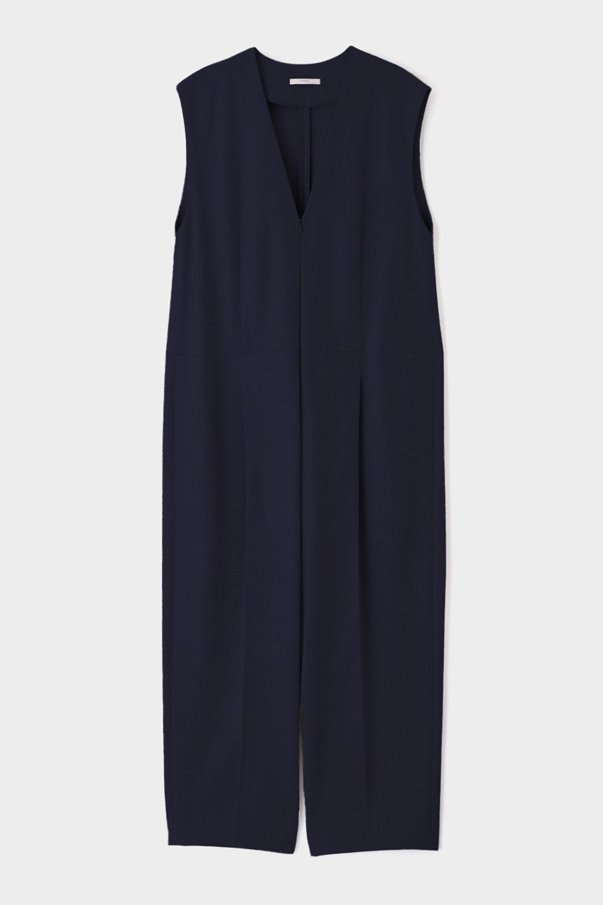 【ル フィル/LE PHIL】のポリエステルウールストレッチコンビネゾン インテリア・キッズ・メンズ・レディースファッション・服の通販 founy(ファニー) 　ファッション　Fashion　レディースファッション　Fashion for Women　パンツ　Pants & Trousers　センター　Center, Center Line　タートルネック　Turtleneck, High Neck　ツイル　Twist, Twisted Detail　ドレープ　Drape, Draping Fabric　フロント　Front, Front Design　ネイビー|ID: prp329100003770475 ipo3291000000032828649