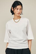【カレンソロジー/Curensology】のサイロオーガニックTシャツ 人気、トレンドファッション・服の通販 founy(ファニー) ファッション Fashion レディースファッション Fashion for Women トップス・カットソー Cut & Sew Tops シャツ・ブラウス・オフィスカジュアル Elegant Blouses & Button-Ups ロングTシャツ・Tシャツ Longline T-Shirts & Tees カットソー・ベーシックTシャツ Cut-and-Sewn Tops / Stretch Tees & Basics なめらか Smooth, Silky Texture ショート Short, Short Length シンプル Simple, Minimal スリーブ Sleeve, Long Sleeve / Short Sleeve フィット Fit, Slim Fit ボトム Bottoms, Lower Wear ワイド Wide, Wide Fit thumbnail ホワイト|ID: prp329100003770491 ipo3291000000032931942