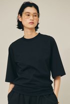 【カレンソロジー/Curensology】のサイロオーガニックTシャツ 人気、トレンドファッション・服の通販 founy(ファニー) ファッション Fashion レディースファッション Fashion for Women トップス・カットソー Cut & Sew Tops シャツ・ブラウス・オフィスカジュアル Elegant Blouses & Button-Ups ロングTシャツ・Tシャツ Longline T-Shirts & Tees カットソー・ベーシックTシャツ Cut-and-Sewn Tops / Stretch Tees & Basics なめらか Smooth, Silky Texture ショート Short, Short Length シンプル Simple, Minimal スリーブ Sleeve, Long Sleeve / Short Sleeve フィット Fit, Slim Fit ボトム Bottoms, Lower Wear ワイド Wide, Wide Fit thumbnail ブラック|ID: prp329100003770491 ipo3291000000032931949