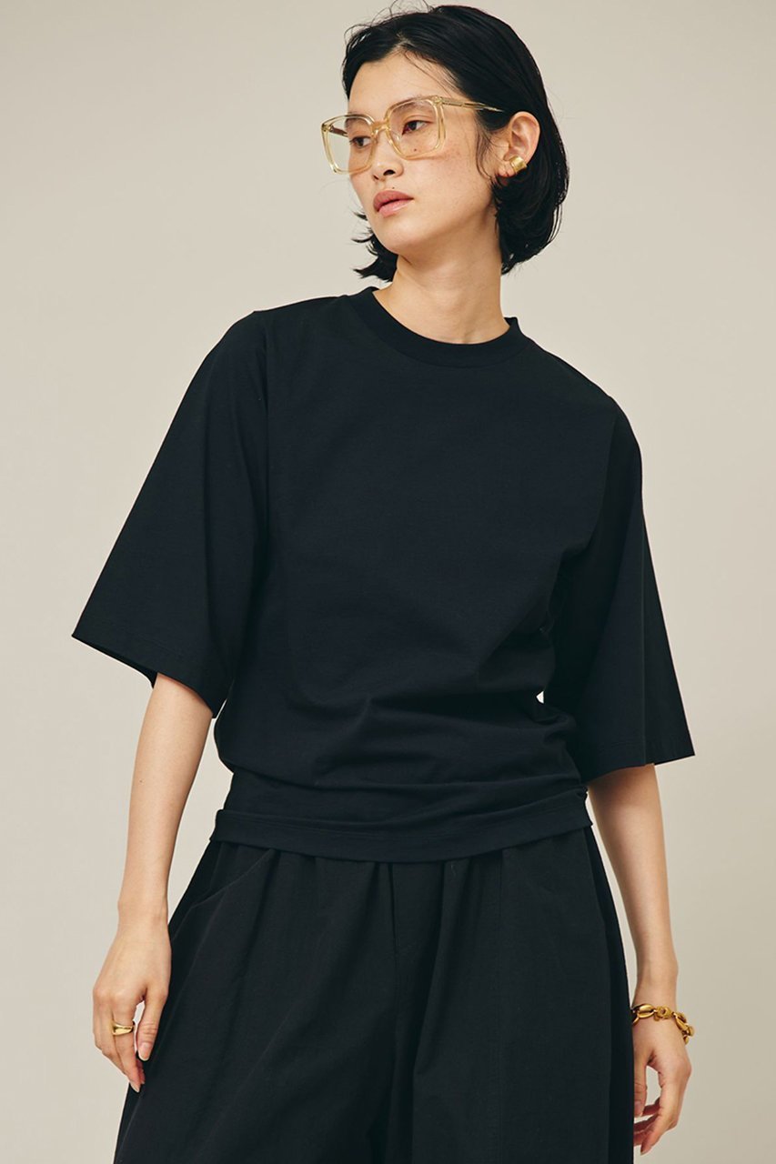 【カレンソロジー/Curensology】のサイロオーガニックTシャツ 人気、トレンドファッション・服の通販 founy(ファニー) 　ファッション　Fashion　レディースファッション　Fashion for Women　トップス・カットソー　Cut & Sew Tops　シャツ・ブラウス・オフィスカジュアル　Elegant Blouses & Button-Ups　ロングTシャツ・Tシャツ　Longline T-Shirts & Tees　カットソー・ベーシックTシャツ　Cut-and-Sewn Tops / Stretch Tees & Basics　なめらか　Smooth, Silky Texture　ショート　Short, Short Length　シンプル　Simple, Minimal　スリーブ　Sleeve, Long Sleeve / Short Sleeve　フィット　Fit, Slim Fit　ボトム　Bottoms, Lower Wear　ワイド　Wide, Wide Fit　other-2|ID: prp329100003770491 ipo3291000000035505261