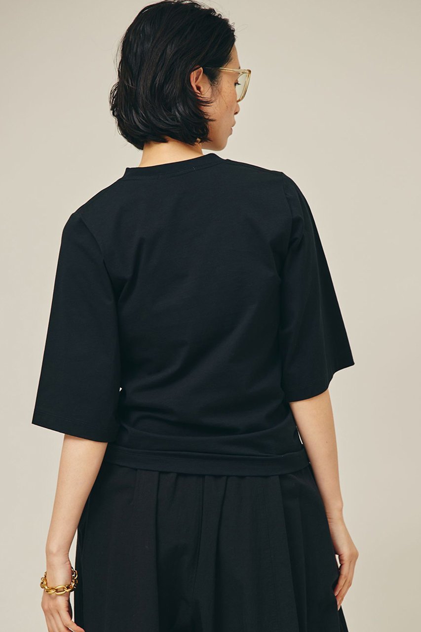 【カレンソロジー/Curensology】のサイロオーガニックTシャツ 人気、トレンドファッション・服の通販 founy(ファニー) 　ファッション　Fashion　レディースファッション　Fashion for Women　トップス・カットソー　Cut & Sew Tops　シャツ・ブラウス・オフィスカジュアル　Elegant Blouses & Button-Ups　ロングTシャツ・Tシャツ　Longline T-Shirts & Tees　カットソー・ベーシックTシャツ　Cut-and-Sewn Tops / Stretch Tees & Basics　なめらか　Smooth, Silky Texture　ショート　Short, Short Length　シンプル　Simple, Minimal　スリーブ　Sleeve, Long Sleeve / Short Sleeve　フィット　Fit, Slim Fit　ボトム　Bottoms, Lower Wear　ワイド　Wide, Wide Fit　other-4|ID: prp329100003770491 ipo3291000000035505263