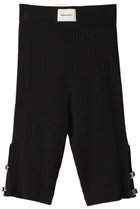 【プランク プロジェクト/PRANK PROJECT】のサイドスリットサイクルニットパンツ / Side Slit Cycle Knit Pants 人気、トレンドファッション・服の通販 founy(ファニー) ファッション Fashion レディースファッション Fashion for Women パンツ Pants & Trousers ショートパンツ・ハーフパンツ High-Waisted & Relaxed Shorts おすすめ Recommended / Our Picks ショート Short, Short Length ジャケット Jacket, Outerwear チュニック Tunic, Long Top メタル Metal, Metal Parts thumbnail BLK(ブラック)|ID: prp329100003770511 ipo3291000000032927791