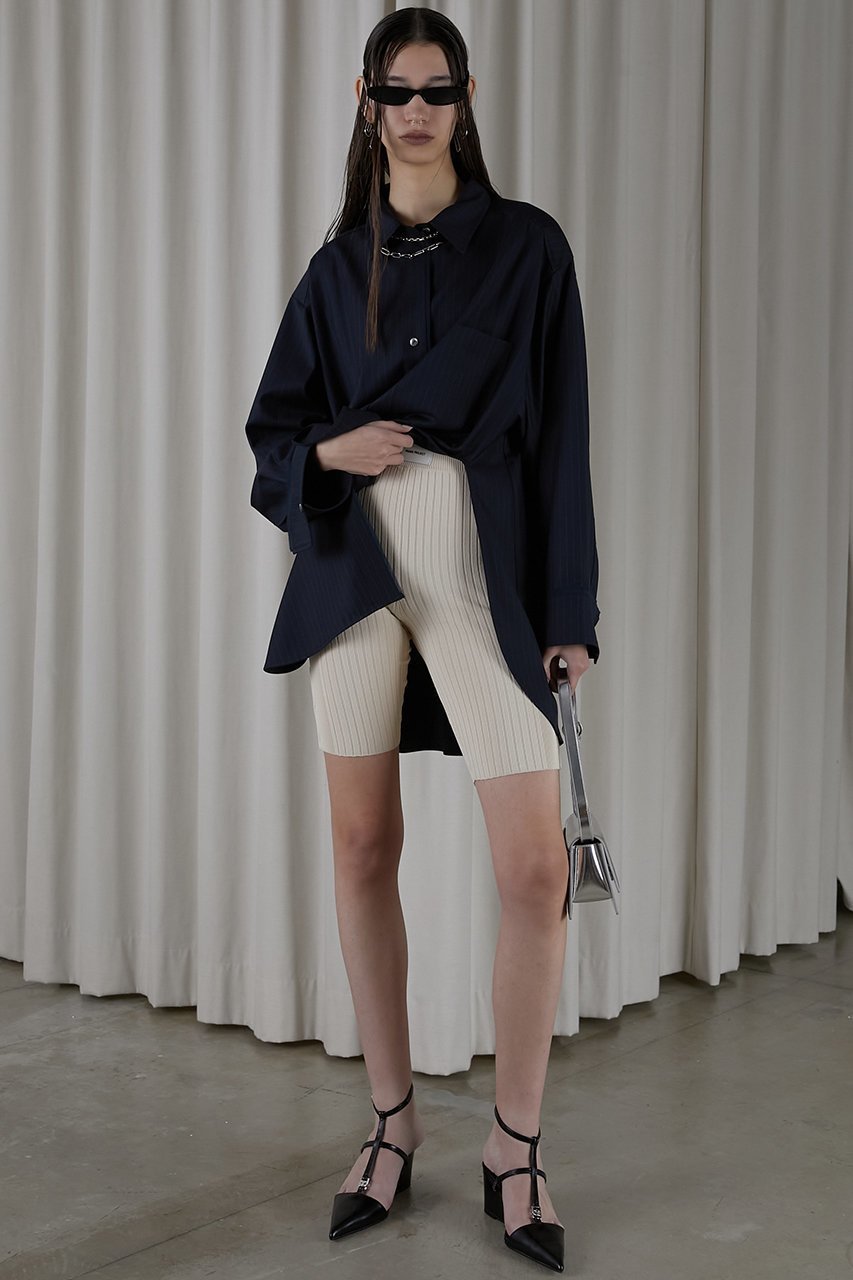 【プランク プロジェクト/PRANK PROJECT】のサイドスリットサイクルニットパンツ / Side Slit Cycle Knit Pants 人気、トレンドファッション・服の通販 founy(ファニー) 　ファッション　Fashion　レディースファッション　Fashion for Women　パンツ　Pants & Trousers　ショートパンツ・ハーフパンツ　High-Waisted & Relaxed Shorts　おすすめ　Recommended / Our Picks　ショート　Short, Short Length　ジャケット　Jacket, Outerwear　チュニック　Tunic, Long Top　メタル　Metal, Metal Parts　other-7|ID: prp329100003770511 ipo3291000000032927853