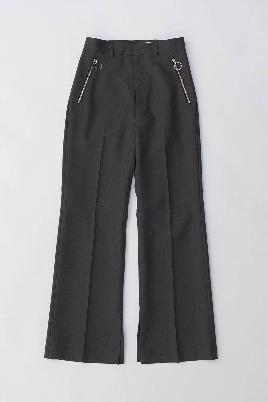 【プランク プロジェクト/PRANK PROJECT】のジップフレアパンツ / Zip Flared Pants インテリア・キッズ・メンズ・レディースファッション・服の通販 founy(ファニー) 　ファッション　Fashion　レディースファッション　WOMEN　パンツ　Pants　セットアップ　Set Up　フレア　Flare　ブルゾン　Blouson　メタル　Metal　C.GRY(チャコールグレー)|ID: prp329100003770516 ipo3291000000024826162
