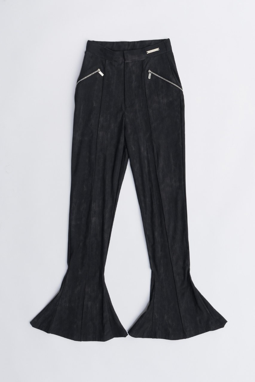 【プランク プロジェクト/PRANK PROJECT】のスリムフレアパンツ / Slim Flared Pants インテリア・キッズ・メンズ・レディースファッション・服の通販 founy(ファニー) 　ファッション　Fashion　レディースファッション　WOMEN　パンツ　Pants　おすすめ　Recommend　スウェット　Sweat　ストレッチ　Stretch　スリム　Slim　プリント　Print　BLK(ブラック)|ID: prp329100003770517 ipo3291000000024826165
