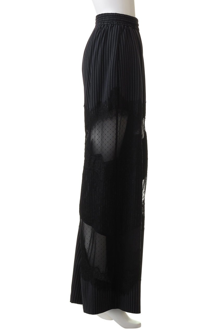 【プランク プロジェクト/PRANK PROJECT】のレーストリムパンツ / Lace Trim Pants 人気、トレンドファッション・服の通販 founy(ファニー) 　ファッション　Fashion　レディースファッション　Fashion for Women　パンツ　Pants & Trousers　おすすめ　Recommended / Our Picks　アシンメトリー　Asymmetrical Style　コンビ　Combo, Combination Style　サテン　Satin, Glossy Fabric　ジャケット　Jacket, Outerwear　スウェット / スエット　Sweatshirt, Sweatwear　ストライプ　Stripe, Striped Pattern　マニッシュ　Mannish, Boyish　レース　Lace, Lace Fabric　今季　This Season, Current Season　切替　Switching, Contrast Panel　other-3|ID: prp329100003770518 ipo3291000000035402160