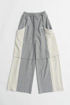 【プランク プロジェクト/PRANK PROJECT】のフロントレイヤードスウェットパンツ / Front Layered Sweatpants GRY(グレー)|ID:prp329100003770520