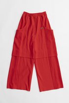 【プランク プロジェクト/PRANK PROJECT】のフロントレイヤードスウェットパンツ / Front Layered Sweatpants RED(レッド)|ID:prp329100003770520