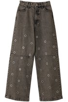 【プランク プロジェクト/PRANK PROJECT】のアイレットデニムパンツ / Eyelet Denim Pants BRN(ブラウン)|ID: prp329100003770523 ipo3291000000032819938
