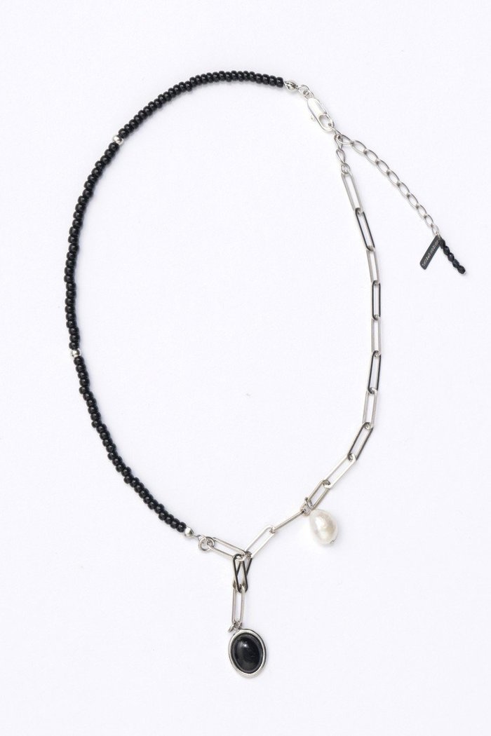 【メゾンスペシャル/MAISON SPECIAL】のMix Chain Motif Silver Necklace/ミックスチェーンモチーフシルバーネックレス インテリア・キッズ・メンズ・レディースファッション・服の通販 founy(ファニー) https://founy.com/ ファッション Fashion レディースファッション WOMEN ジュエリー Jewelry ネックレス Necklaces ガラス Glass コーティング Coating チェーン Chain ネックレス Necklace パール Pearl エレガント 上品 Elegant |ID: prp329100003770550 ipo3291000000024826273