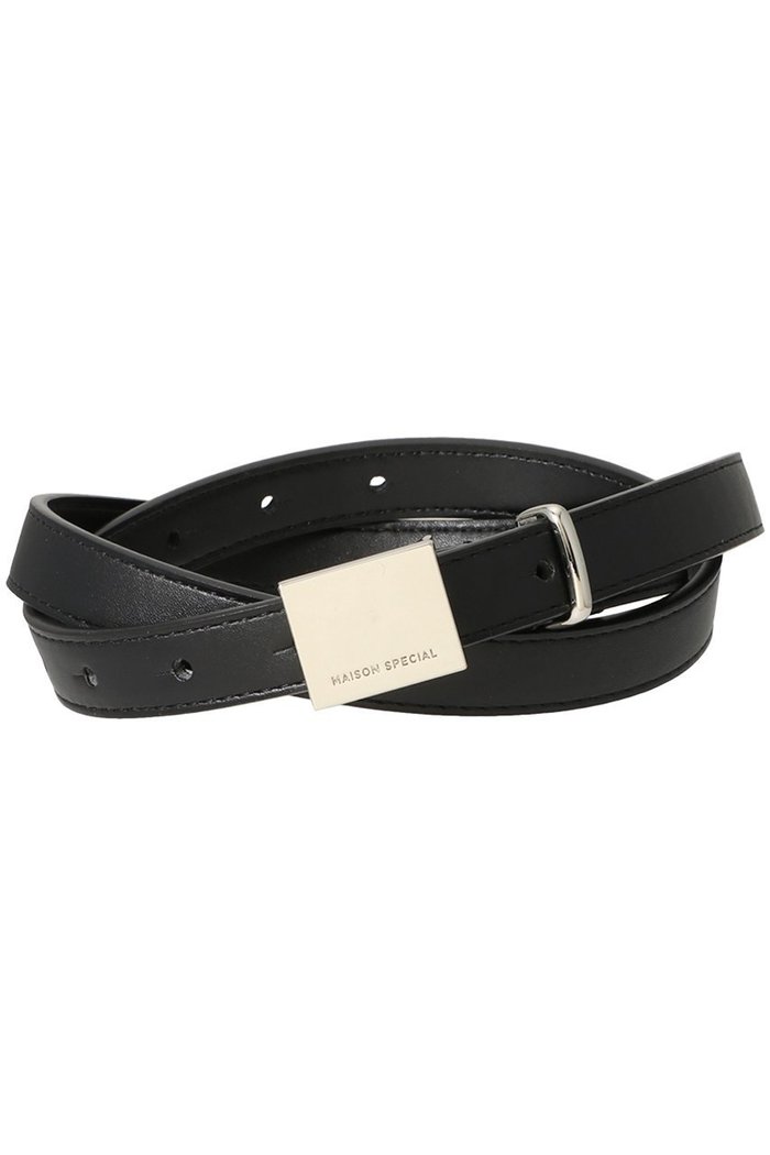 【メゾンスペシャル/MAISON SPECIAL】のPlate Logo Belt/プレートロゴベルト インテリア・キッズ・メンズ・レディースファッション・服の通販 founy(ファニー) https://founy.com/ ファッション Fashion レディースファッション Fashion for Women ベルト&ウエストマーク Belts & Waist Accessories シンプル Simple, Minimal ジャケット Jacket, Outerwear プレート Plate, Dish メタル Metal, Metal Parts リアル Real, Realistic |ID: prp329100003770551 ipo3291000000032851394