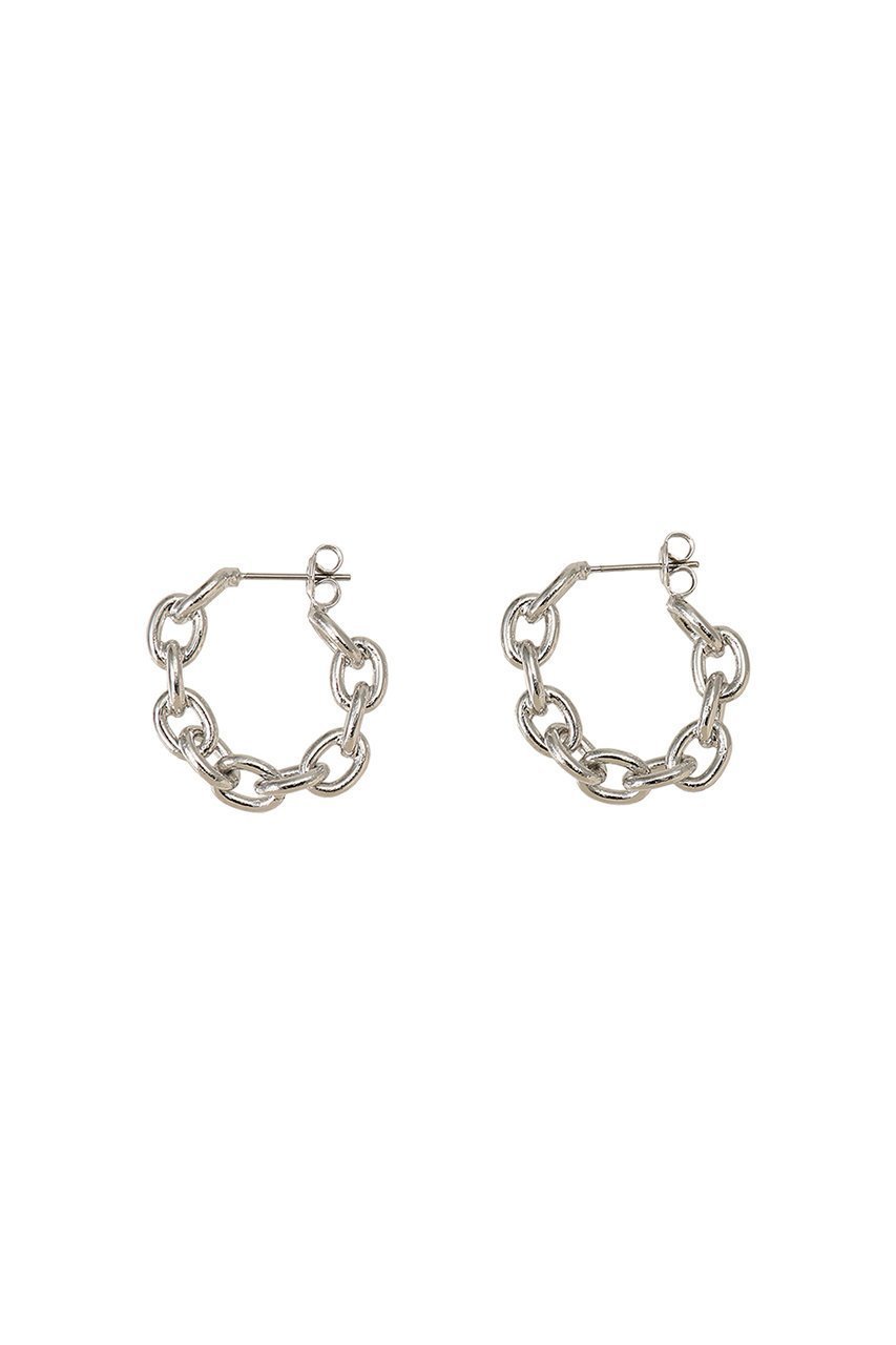 【メゾンスペシャル/MAISON SPECIAL】のSway Chain Earrings/スウェイチェーンピアス インテリア・キッズ・メンズ・レディースファッション・服の通販 founy(ファニー) 　ファッション　Fashion　レディースファッション　Fashion for Women　ジュエリー　Jewelry　ファッションリング　Fashion Rings　イヤリング・フープ・ドロップタイプ　Hoop, Drop & Clip Earrings　イヤリング　Earrings　コーティング　Coating, Coated Finish　シルバー　Silver, Metallic Silver　チェーン　Chain, Chain Strap　フープ　Hoop, Hoop Earrings　ミックス　Mix, Mixed Style　SLV(シルバー)|ID: prp329100003770553 ipo3291000000035400456