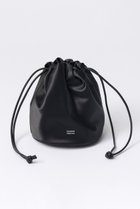 【メゾンスペシャル/MAISON SPECIAL】のMS Logo Drawstring Bag/MSロゴドローストリングバッグ BLK(ブラック)|ID:prp329100003770555