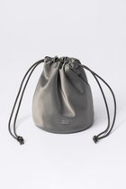 【メゾンスペシャル/MAISON SPECIAL】のMS Logo Drawstring Bag/MSロゴドローストリングバッグ GRY(グレー)|ID:prp329100003770555