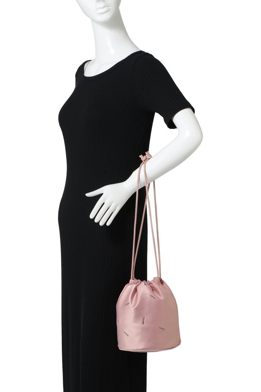 【メゾンスペシャル/MAISON SPECIAL】のMany MS Logo Drawstring Bag/メニーMSロゴドローストリングバッグ 人気、トレンドファッション・服の通販 founy(ファニー) 　ファッション　Fashion　レディースファッション　Fashion for Women　バッグ　Bags　サテン　Satin, Glossy Fabric　ショルダー　Shoulder, Shoulder Strap　シンプル　Simple, Minimal　プレート　Plate, Dish　エレガント 上品　Elegant　巾着　Drawstring Bag, Kinchaku　other-3|ID: prp329100003770556 ipo3291000000032797366