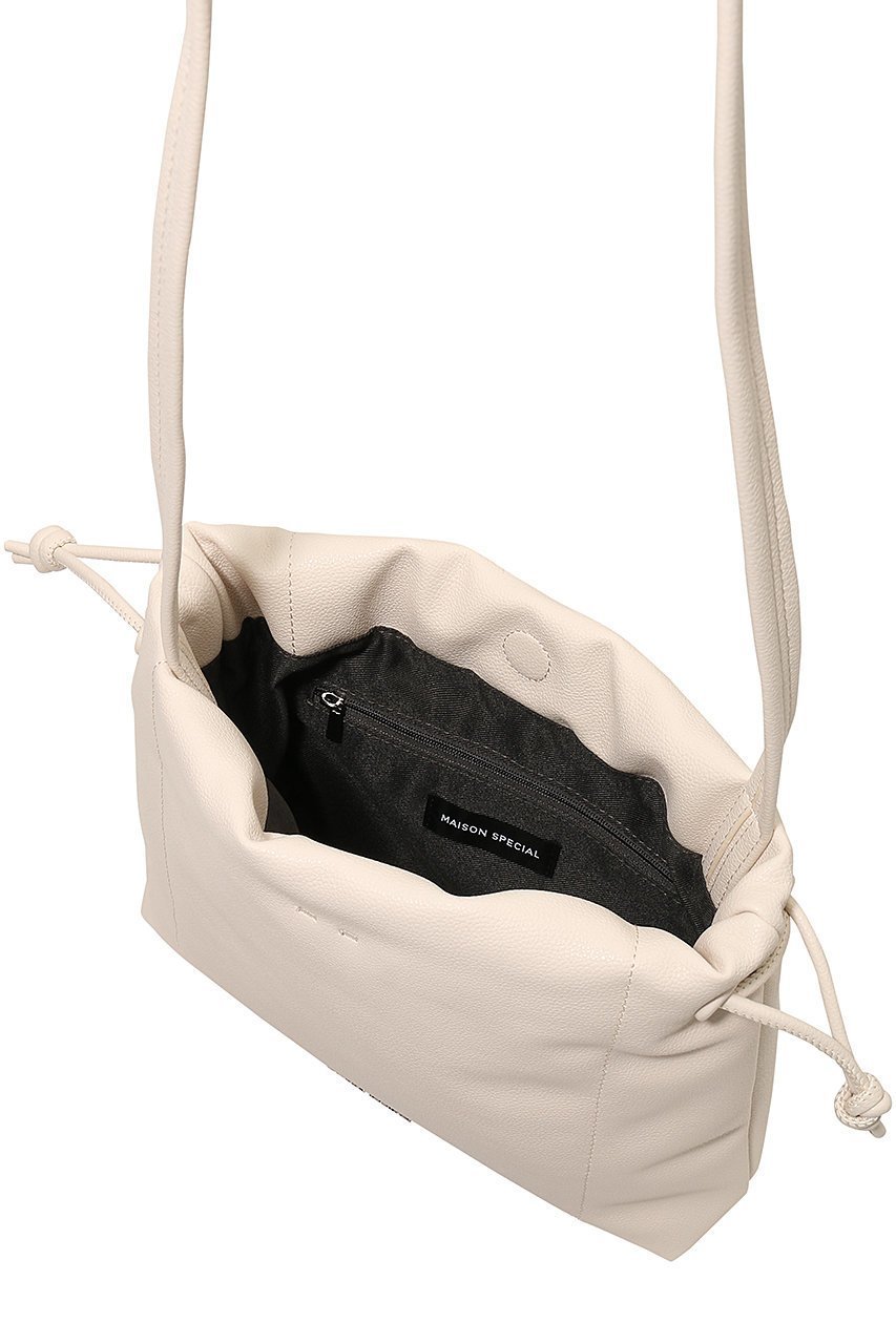 【メゾンスペシャル/MAISON SPECIAL】の2way Shrink Vegan Leather Drawstring Bag/2WAYシュリンクヴィーガンレザー巾着バッグ 人気、トレンドファッション・服の通販 founy(ファニー) 　ファッション　Fashion　レディースファッション　Fashion for Women　バッグ　Bags　巾着　Drawstring Bag, Kinchaku　ショルダー　Shoulder, Shoulder Strap　シンプル　Simple, Minimal　プレート　Plate, Dish　マグネット　Magnet, Magnetic Closure　リアル　Real, Realistic　ホリデーシーズン　Holiday Season　other-5|ID: prp329100003770559 ipo3291000000032797377