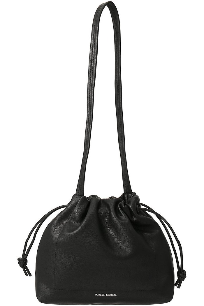 【メゾンスペシャル/MAISON SPECIAL】の2way Shrink faux Leather Drawstring Bag/2WAYシュリンクフェイクレザー巾着バッグ インテリア・キッズ・メンズ・レディースファッション・服の通販 founy(ファニー) https://founy.com/ ファッション Fashion レディースファッション Fashion for Women バッグ Bags 巾着 Drawstring Bag, Kinchaku ショルダー Shoulder, Shoulder Strap シンプル Simple, Minimal フェイクレザー Faux Leather, PU Leather プレート Plate, Dish マグネット Magnet, Magnetic Closure リアル Real, Realistic ホリデーシーズン Holiday Season |ID: prp329100003770559 ipo3291000000035053797