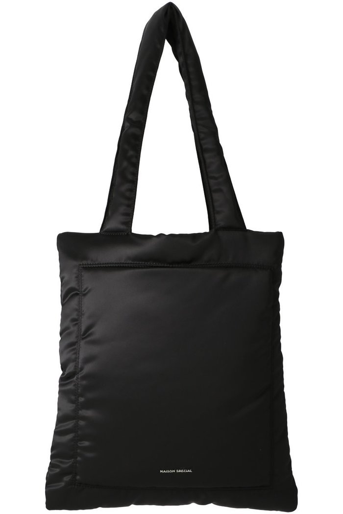 【メゾンスペシャル/MAISON SPECIAL】のMulti-Fabric Puffer Tote Bag/マルチファブリックパッファーバッグ インテリア・キッズ・メンズ・レディースファッション・服の通販 founy(ファニー) https://founy.com/ ファッション Fashion レディースファッション Fashion for Women バッグ Bags カラフル Colorful Design サテン Satin, Glossy Fabric シンプル Simple, Minimal プレート Plate, Dish エレガント 上品 Elegant |ID: prp329100003770560 ipo3291000000032794446