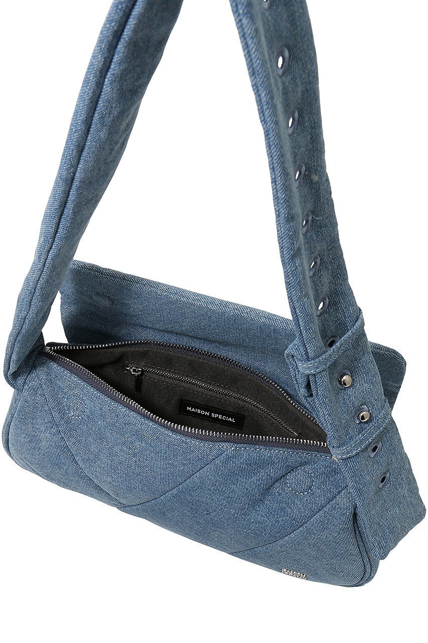 【メゾンスペシャル/MAISON SPECIAL】のQuilted Narrow Flap Bag/キルティングナローフラップバッグ 人気、トレンドファッション・服の通販 founy(ファニー) 　ファッション　Fashion　レディースファッション　Fashion for Women　バッグ　Bags　アシンメトリー　Asymmetrical Style　キルティング　Quilted, Quilting　コンビ　Combo, Combination Style　デニム　Denim, Jeans Material　フラップ　Flap, Flap Pocket　メタリック　Metallic, Shiny Finish　今季　This Season, Current Season　other-5|ID: prp329100003770561 ipo3291000000032797336