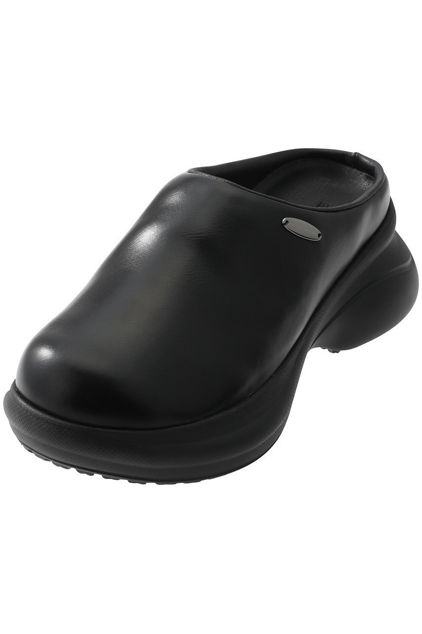 【メゾンスペシャル/MAISON SPECIAL】のfaux Leather Sabot Sandal/フェイクレザーサンダル インテリア・キッズ・メンズ・レディースファッション・服の通販 founy(ファニー) 　ファッション　Fashion　レディースファッション　Fashion for Women　クッション　Cushion, Throw Pillow　サンダル　Sandals, Summer Shoes　バランス　Balance, Style Balance　フィット　Fit, Slim Fit　フェイクレザー　Faux Leather, PU Leather　フォルム　Silhouette, Form　プレート　Plate, Dish　ミュール　Mule, Backless Shoes　リアル　Real, Realistic　BLK(ブラック)|ID: prp329100003770567 ipo3291000000036640480