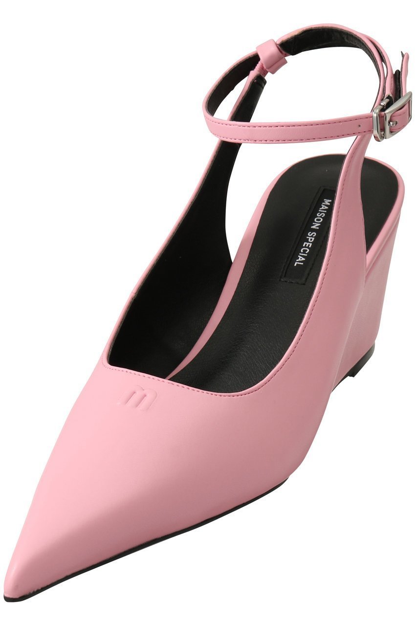 【メゾンスペシャル/MAISON SPECIAL】の2way Pointed Wedge Pumps/2WAYポインテッドウェッジパンプス インテリア・キッズ・メンズ・レディースファッション・服の通販 founy(ファニー) ファッション Fashion レディースファッション Fashion for Women ガラス Glass, Glassware クッション Cushion, Throw Pillow ソックス Socks, Hosiery トレンド Trend, Trending Now フィット Fit, Slim Fit ラバー Rubber, Rubber Sole ループ Loop, Loop Knit エレガント 上品 Elegant PNK(ピンク)|ID: prp329100003770568 ipo3291000000032855809