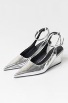 【メゾンスペシャル/MAISON SPECIAL】の2way Pointed Wedge Pumps/2WAYポインテッドウェッジパンプス 人気、トレンドファッション・服の通販 founy(ファニー) ファッション Fashion レディースファッション Fashion for Women ガラス Glass, Glassware クッション Cushion, Throw Pillow ソックス Socks, Hosiery トレンド Trend, Trending Now フィット Fit, Slim Fit ラバー Rubber, Rubber Sole ループ Loop, Loop Knit エレガント 上品 Elegant thumbnail SLV(シルバー)|ID: prp329100003770568 ipo3291000000032855813