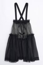 【メゾンスペシャル/MAISON SPECIAL】のSuspender Tulle Skirt/サスペンダーチュールスカート BLK(ブラック)|ID:prp329100003770570